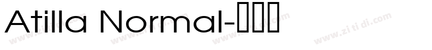 Atilla Normal字体转换